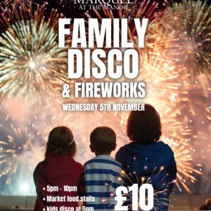 Family disco and fireworks